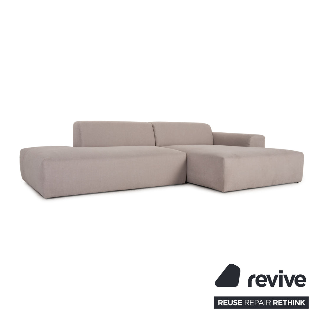 MYCS PYLLOW Canapé d'angle en tissu Gris Canapé Canapé