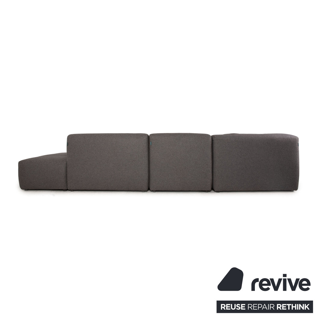 MYCS PYLLOW Fabric Corner Sofa Gray Sofa Couch