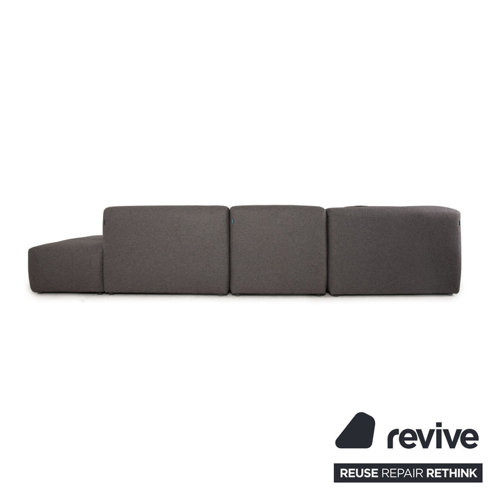 MYCS PYLLOW Fabric Corner Sofa Gray Sofa Couch