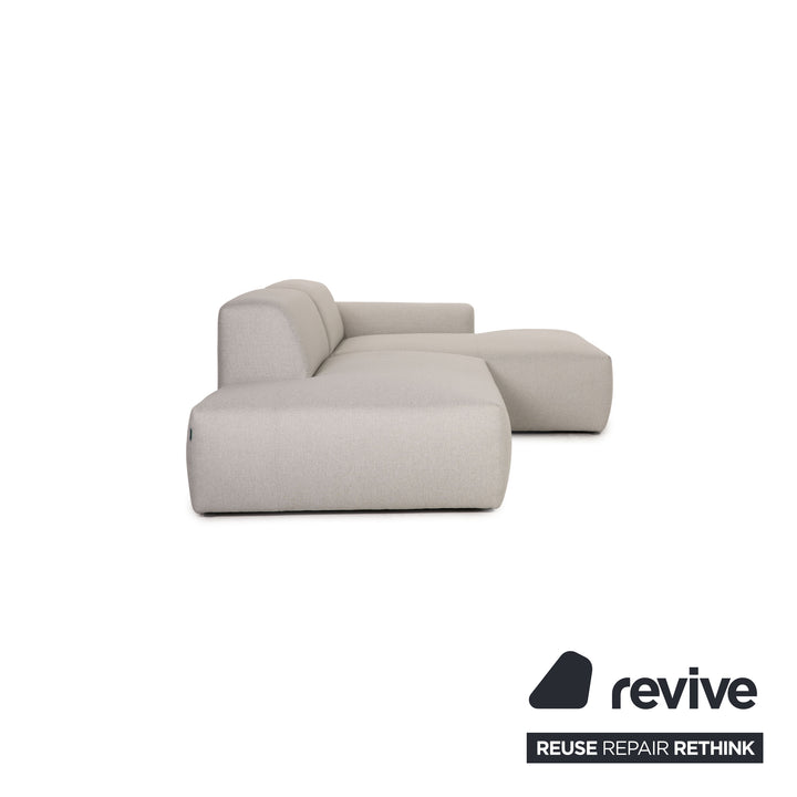 MYCS PYLLOW Canapé d'angle en tissu Gris Canapé Canapé