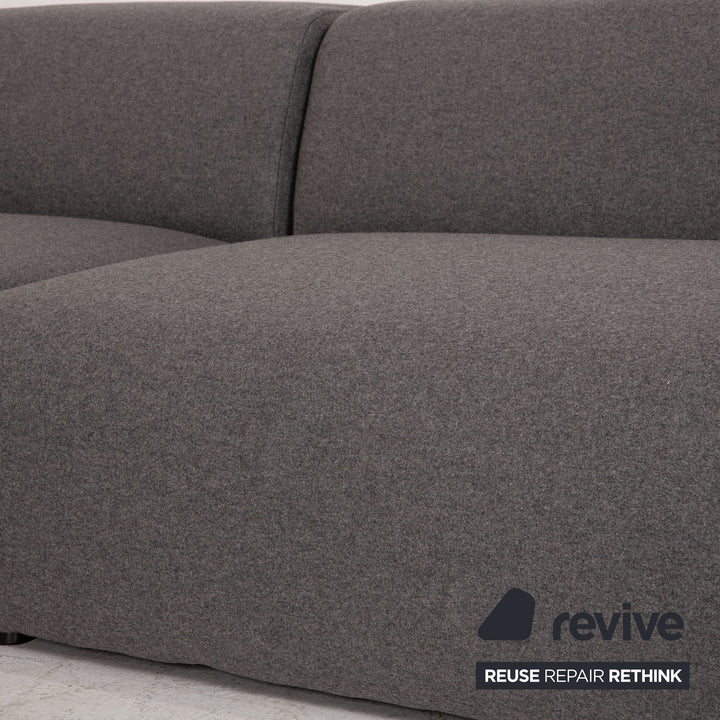 MYCS PYLLOW Fabric Corner Sofa Gray Sofa Couch