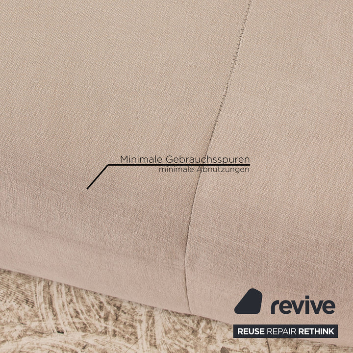 MYCS PYLLOW Stoff Ecksofa Grau Hellgrau Sofa Couch Recamiere links