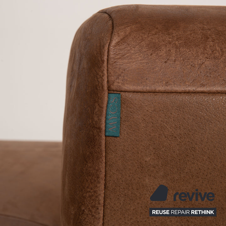 MYCS PYLLOW Stoff Sofa Braun Couch
