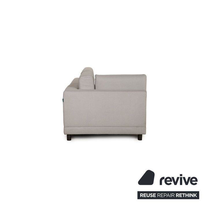 MYCS PYLLOW Fabric Sofa Gray Three Seater Couch