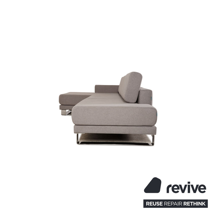 MYCS PYLLOW Stoff Sofa Grau Ecksofa Couch