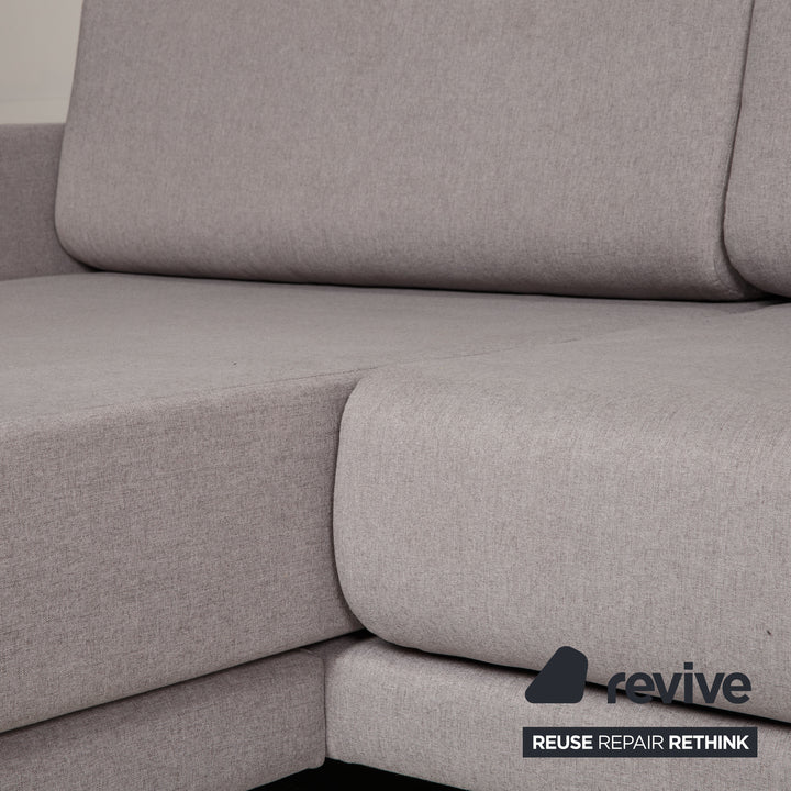 MYCS PYLLOW Stoff Sofa Grau Ecksofa Couch