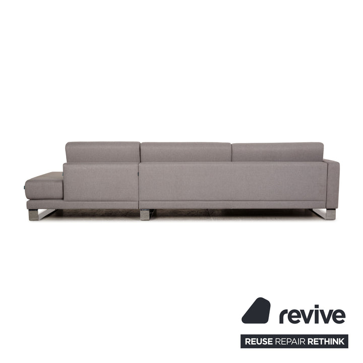 MYCS PYLLOW Fabric Sofa Gray Corner Sofa Couch