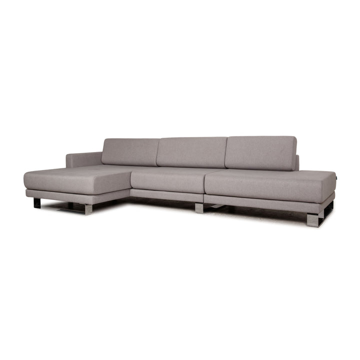 MYCS PYLLOW Fabric Sofa Gray Corner Sofa Couch