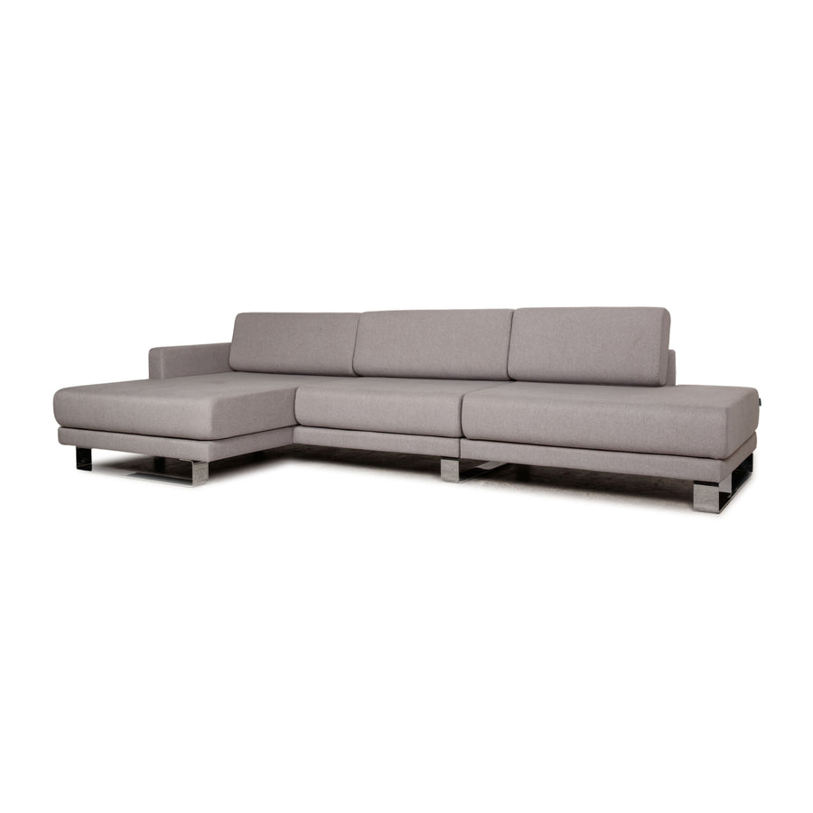 MYCS PYLLOW Fabric Sofa Gray Corner Sofa Couch