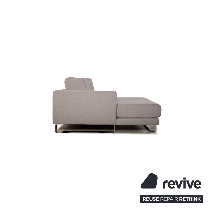 MYCS PYLLOW Fabric Sofa Gray Corner Sofa Couch