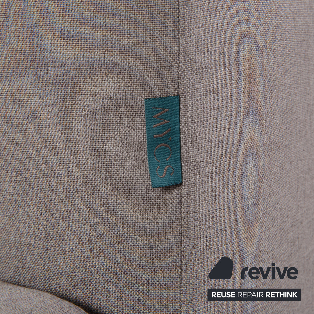 MYCS PYLLOW Stoff Sofa Grau Ecksofa Couch
