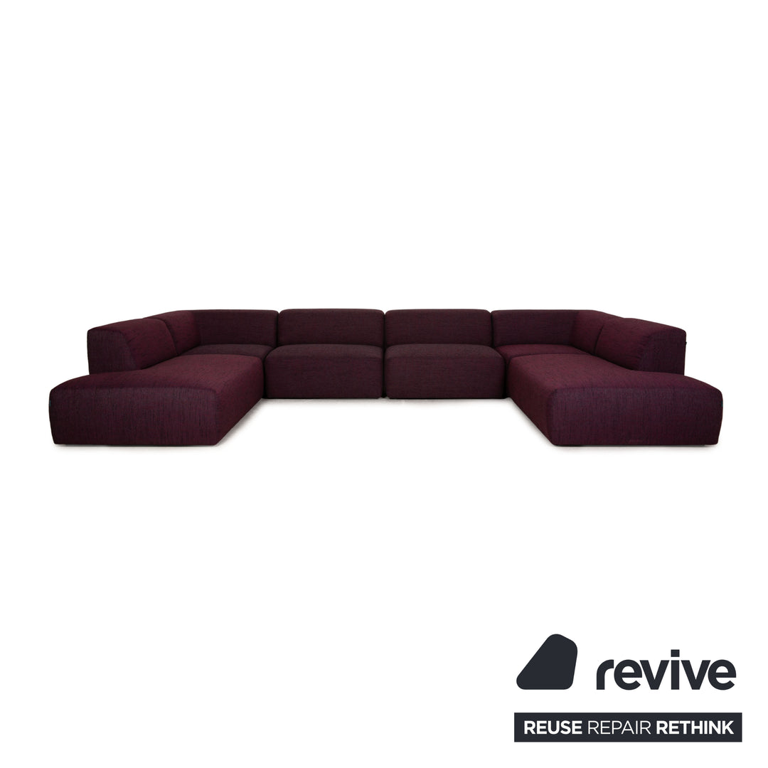 MYCS PYLLOW Stoff Sofa Lila EcksofaCouch