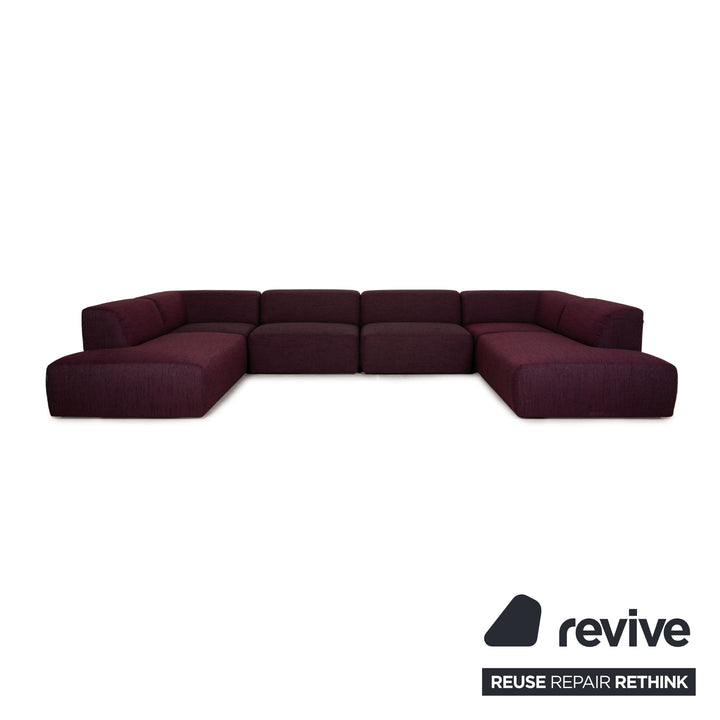 MYCS PYLLOW Stoff Sofa Lila EcksofaCouch
