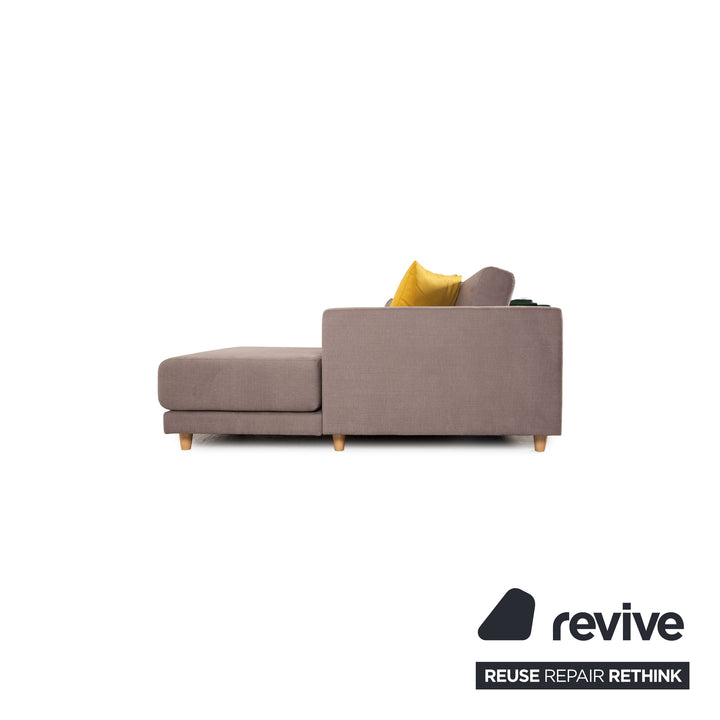 MYCS TYME fabric corner sofa beige sofa couch chaise longue right