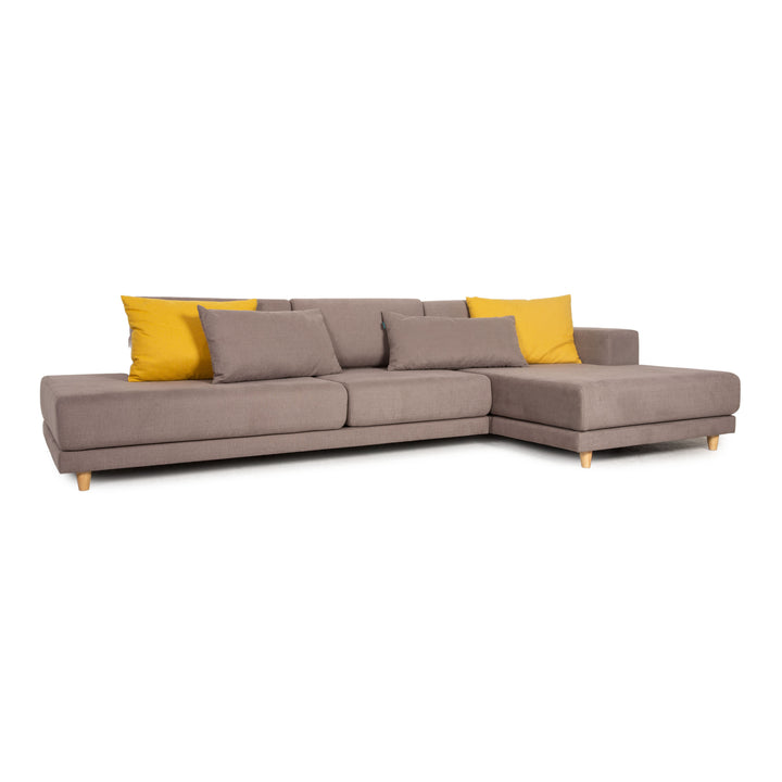 MYCS TYME fabric corner sofa beige sofa couch chaise longue right
