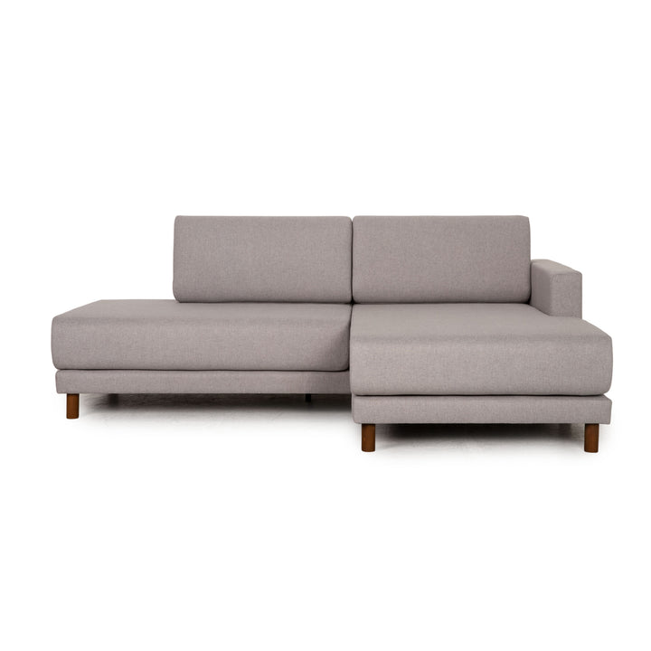 MYCS TYME Canapé d'angle en tissu Canapé gris
