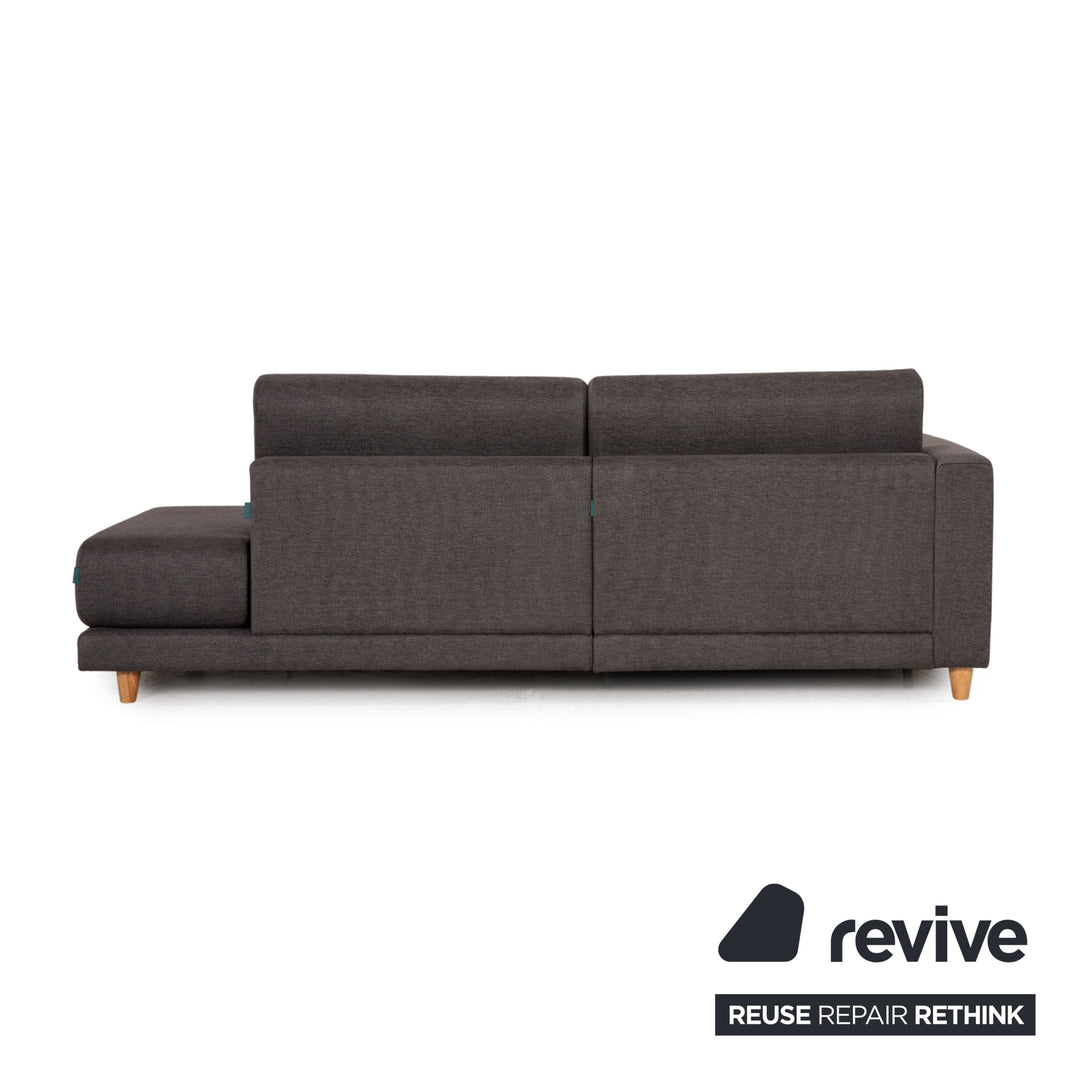 MYCS TYME Stoff Ecksofa Grau Sofa Couch