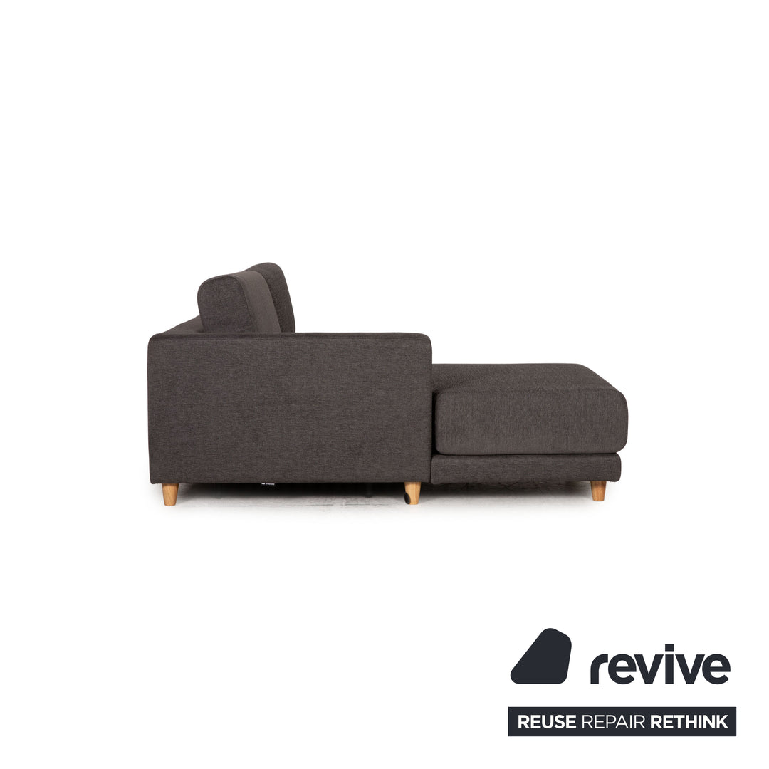 MYCS TYME Stoff Ecksofa Grau Sofa Couch