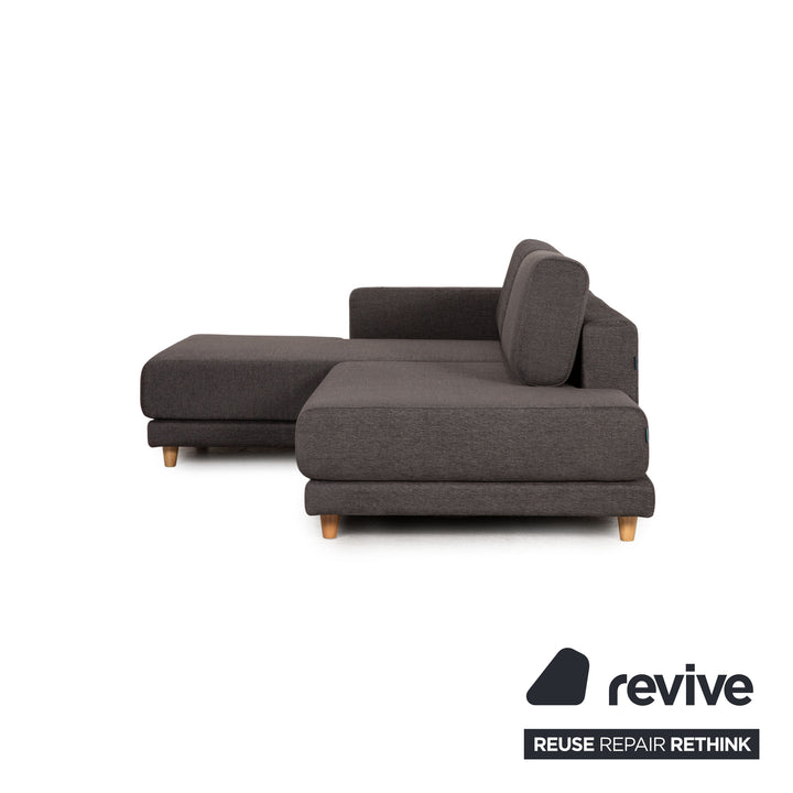 MYCS TYME Stoff Ecksofa Grau Sofa Couch