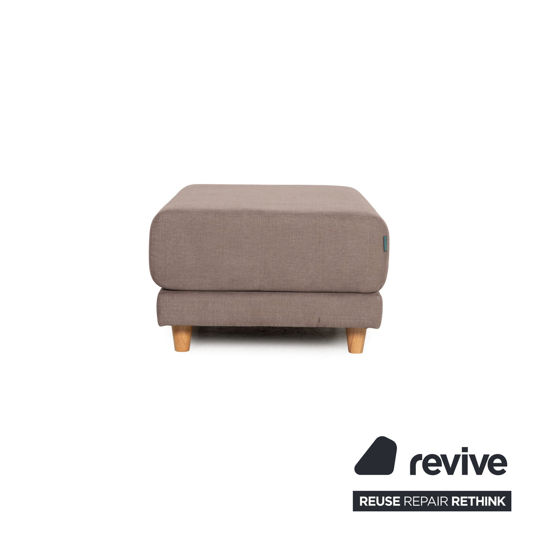 MYCS TYME fabric pouf grey