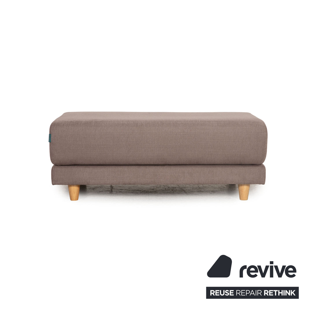 MYCS TYME fabric pouf grey