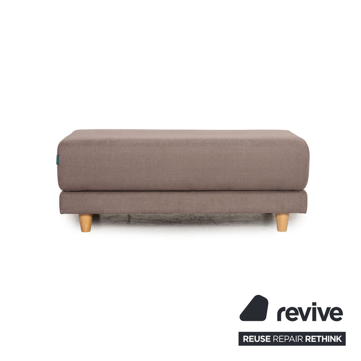 MYCS TYME fabric pouf grey