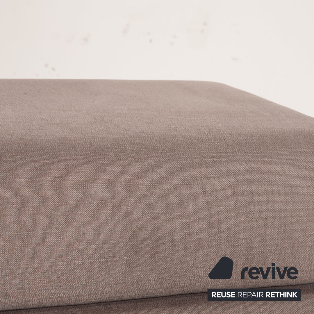 MYCS TYME fabric pouf grey
