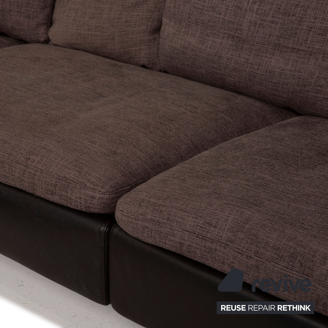 Natuzzi Opus Braun Ecksofa Leder