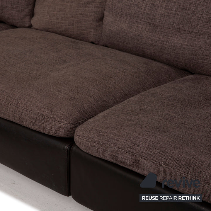 Natuzzi Opus Braun Ecksofa Leder