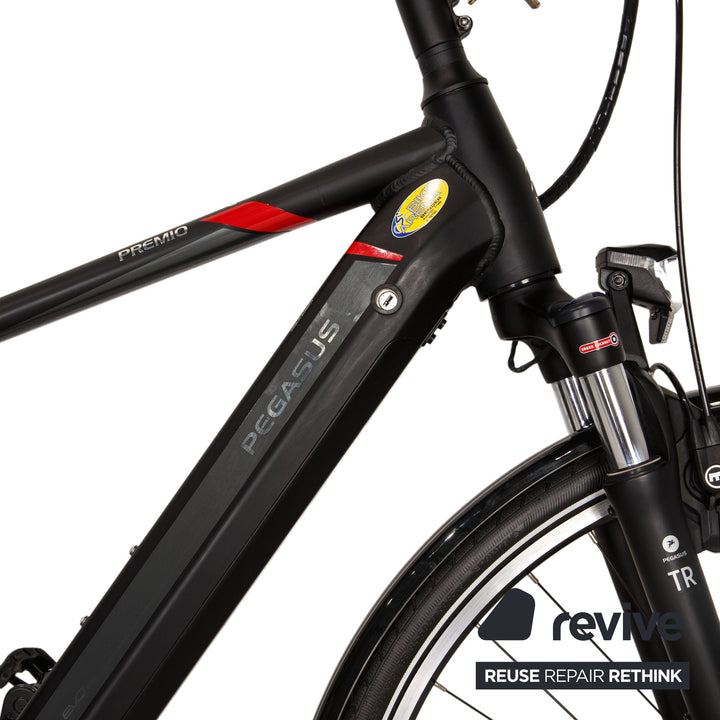 Pegasus PREMIO EVO 8F 2018 Aluminium E-City Bike Schwarz RH 48 Fahrrad
