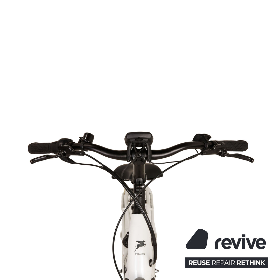 Pegasus Solero Evo 8F 2021 E-City Bike Weiß RH 55 Aluminium Fahrrad