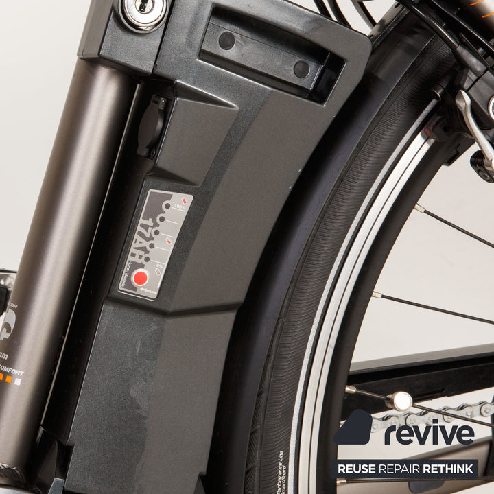 Raleigh DOVER IMPULSE ERGO XXL 2016 Vélo de ville électrique en aluminium 2016 Gris Argent RH 46 Vélo