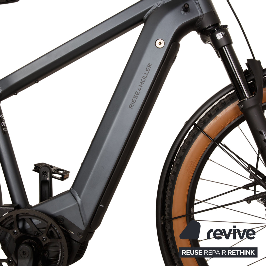Riese &amp; Müller CHARGER3 GT ROHLOFF 2022 Aluminum E-Trekking Bike Gray RH 50-52 bicycle