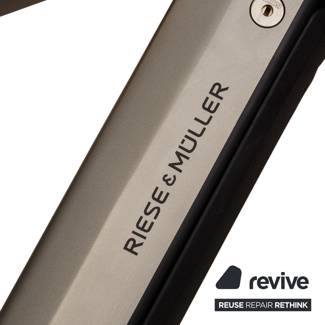 Riese &amp; Müller Supercharger 2 GT Touring 2021 Vélo de randonnée électrique en aluminium argent mat RH 56 Vélo
