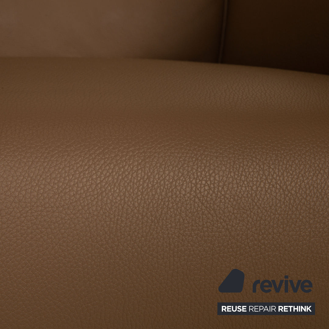 Rolf Benz 322 leather armchair beige