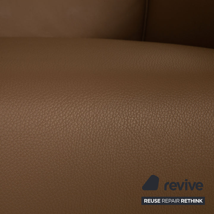 Rolf Benz 322 leather armchair beige
