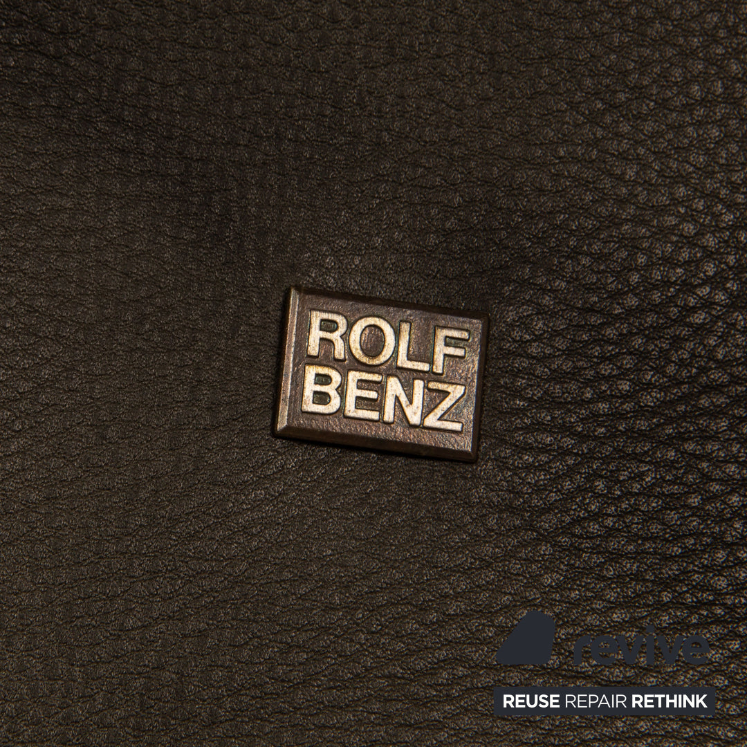 Rolf Benz 322 Leder Sessel Grau