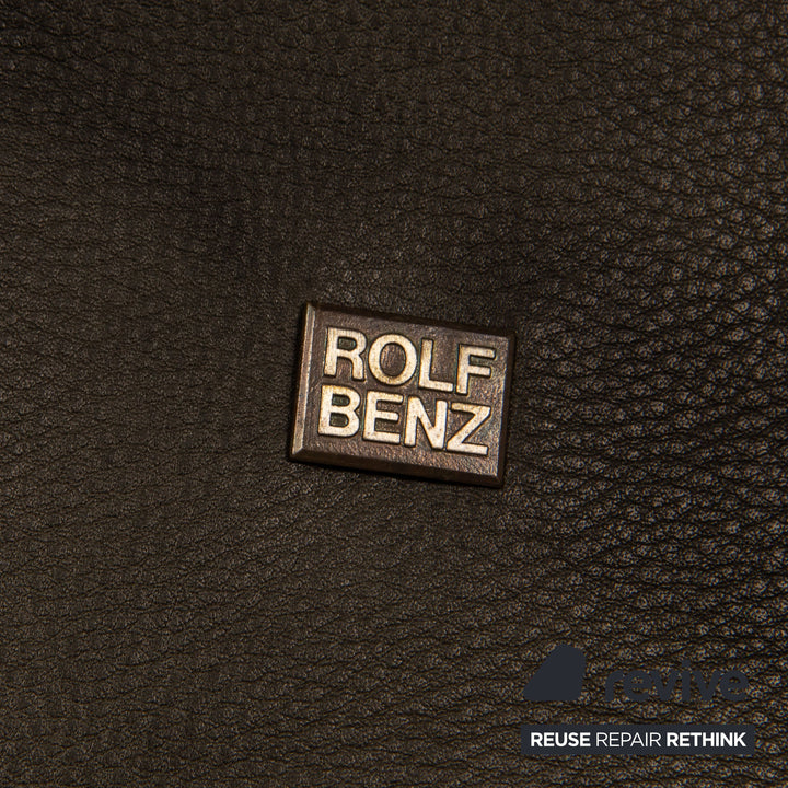 Rolf Benz 322 Leder Sessel Grau