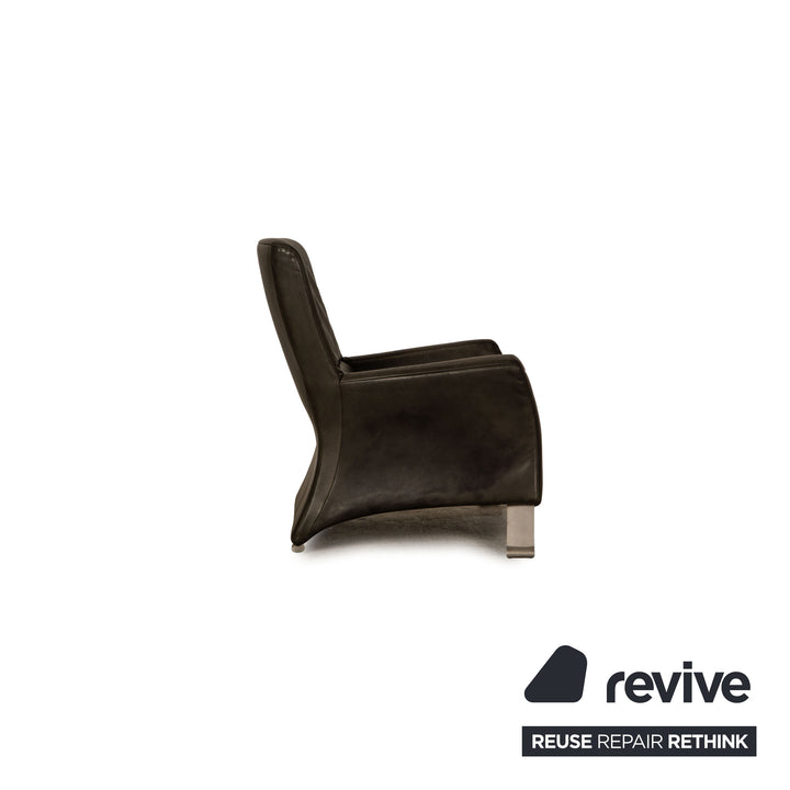 Rolf Benz 322 Leder Sessel Grau