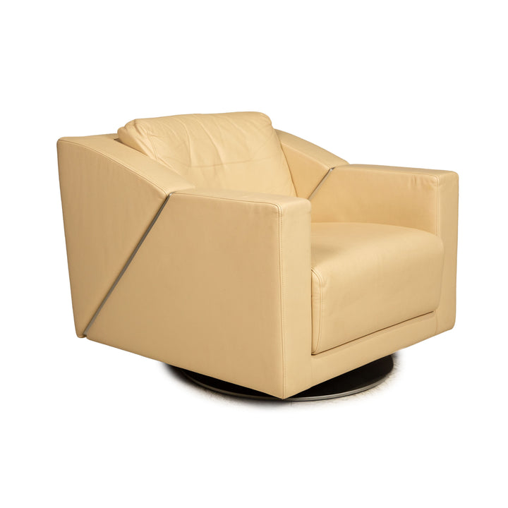 Rolf Benz 350 Leder Sessel Beige