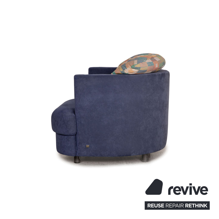 Rolf Benz 4500 Alcantara Sessel Blau