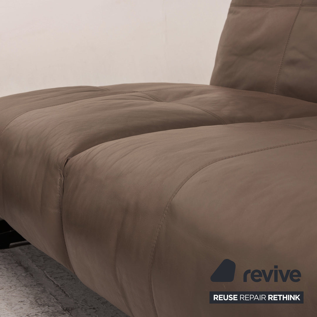 Rolf Benz 50 Leder Sofa Braun Ecksofa Couch