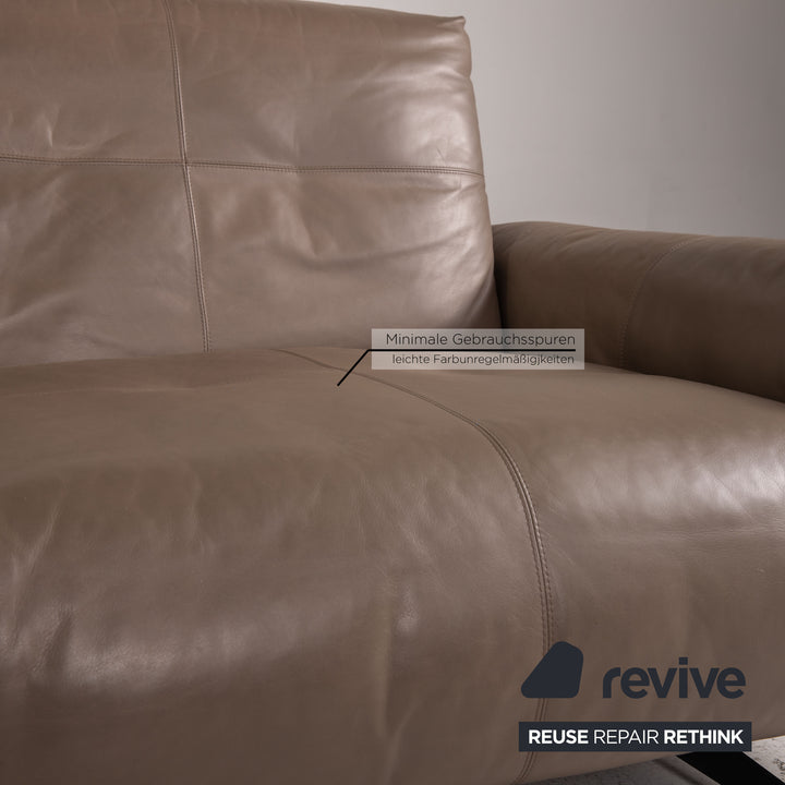 Rolf Benz 50 Leder Sofa Braun Ecksofa Couch
