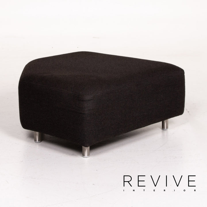 Rolf Benz 546 Stoff Ecksofa inkl. Hocker Anthrazit Sofa Couch #13613