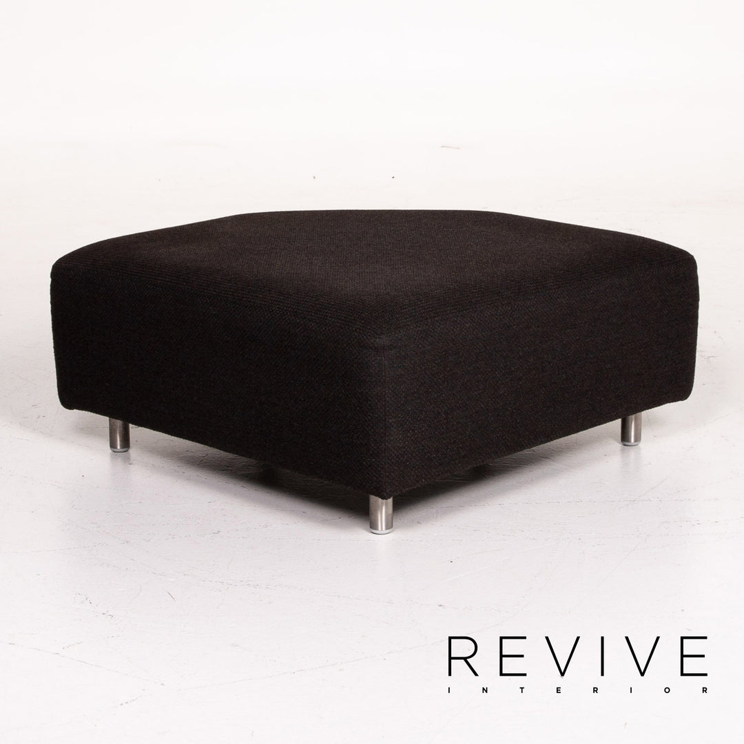 Rolf Benz 546 Stoff Ecksofa inkl. Hocker Anthrazit Sofa Couch #13613