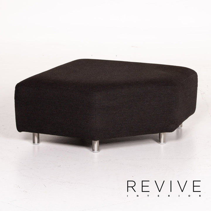 Rolf Benz 546 Stoff Ecksofa inkl. Hocker Anthrazit Sofa Couch #13613