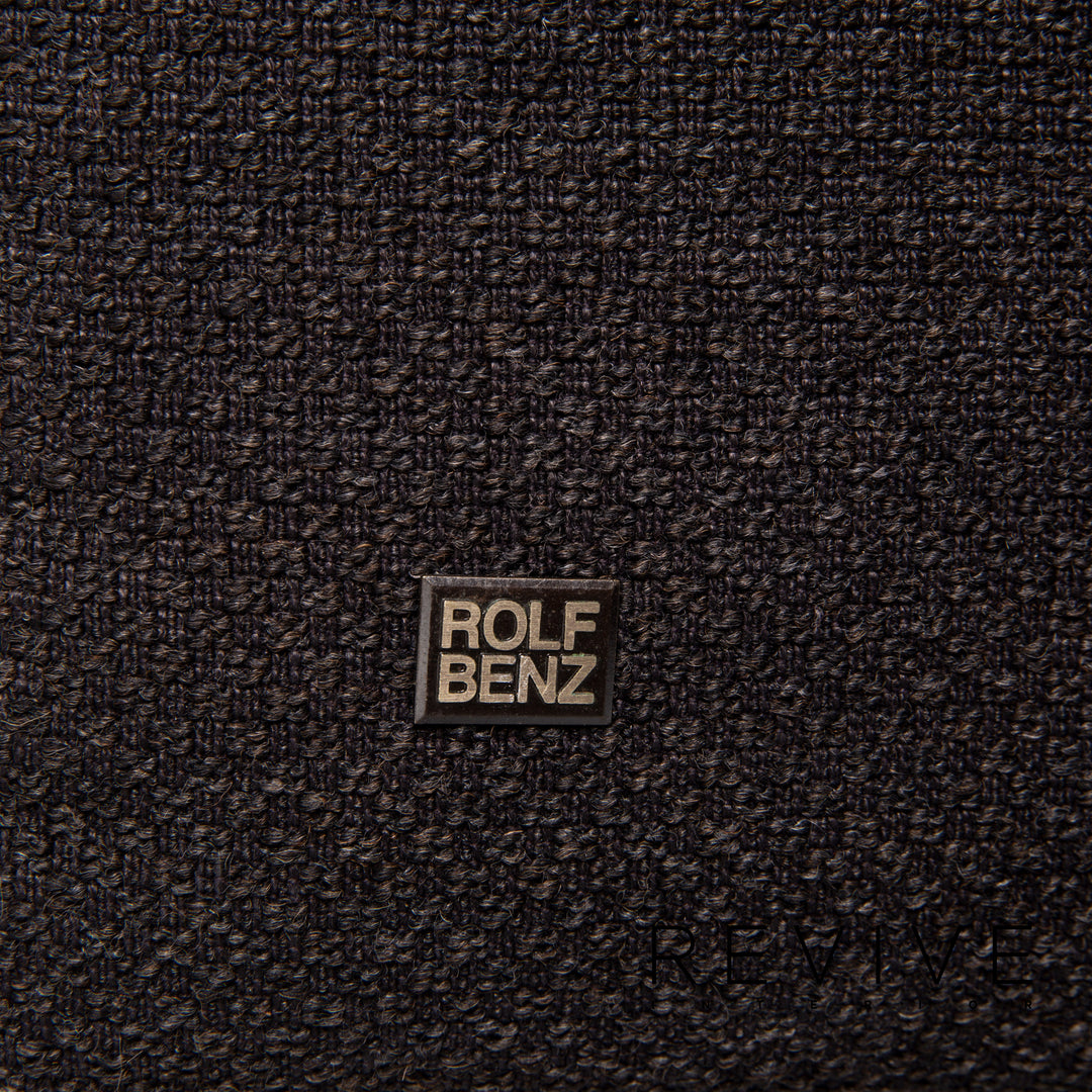 Rolf Benz 546 Stoff Ecksofa inkl. Hocker Anthrazit Sofa Couch #13613