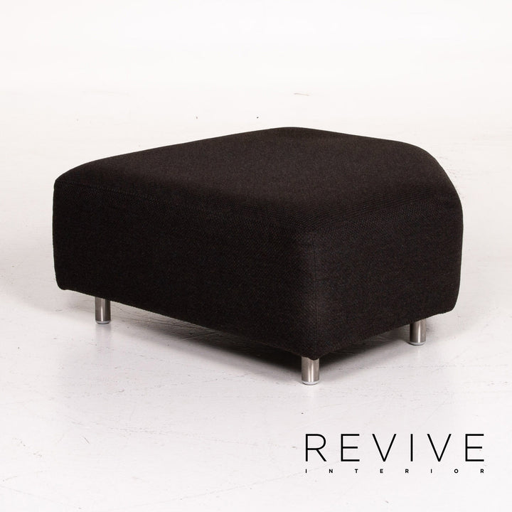 Rolf Benz 546 Stoff Ecksofa inkl. Hocker Anthrazit Sofa Couch #13613