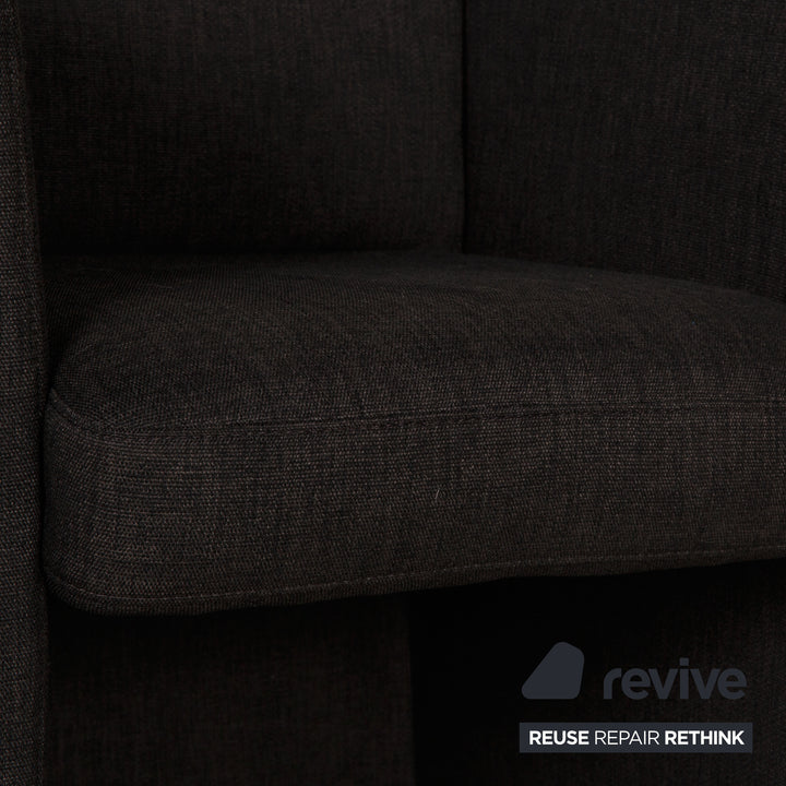 Rolf Benz 7100 fabric armchair anthracite