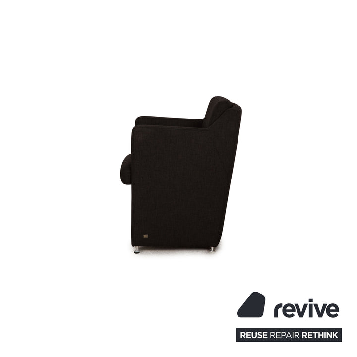 Rolf Benz 7100 fabric armchair anthracite